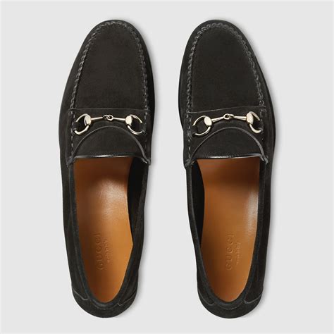 gucci womens horsebit loafers|gucci suede horsebit loafer.